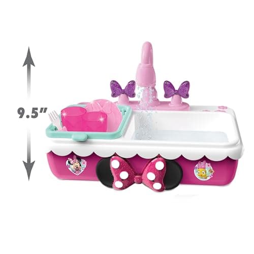 Minnie's Happy Helpers Magic Sink Set, Pretend Play Working Sink, Kids Toys for Ages 3 Up by Just Play thumbnail 5