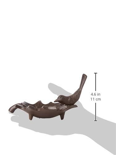 Esschert Design FB152 Cast Iron Birdbath, Small , Brown , 3.5"H thumbnail 3