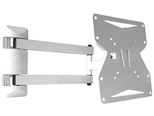 TV Universal Wandhalterung weiß schwenkbar neigbar TV Wand Halter für 3D HD LED LCD Fernseher 15'-55' Zoll VESA 75 100 200x100 200 Modell: S89W thumbnail 3