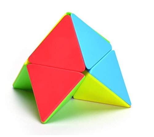 CuberSpeed Pyramorphix stickerless Speed Cube Pyramid 2x2 Cube Triangle Speed Cube Puzzle thumbnail 4