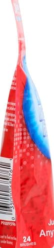Colgate MaxFresh Wisp Disposable Mini Toothbrush, Built-in Freshening Bead, Peppermint Flavor for Instant Fresh Breath, No Water Required, Perfect for Travel and Braces, 24 Count thumbnail 16