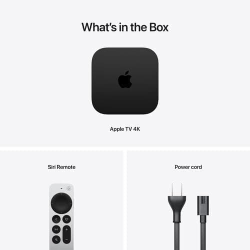 Apple TV 4K Wi-Fi (3rd Generation) with Siri Remote & Apple 1 Year Limited Warranty (64 GB Wi Fi) - 64 GB Wi Fi thumbnail 3