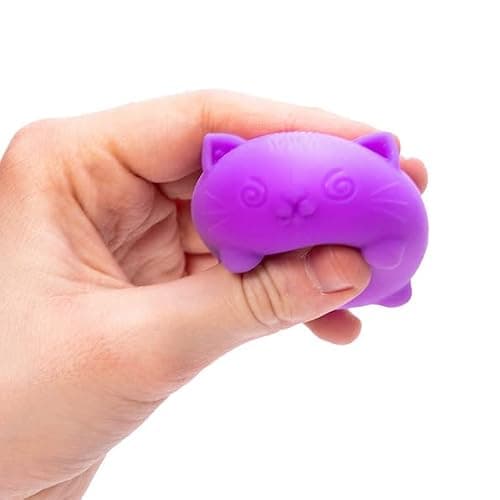 Schylling NeeDoh Teenie Cool Cat - Sensory Squeeze Toy - Contains 3 Mini Groovy Globs - 1.5" Wide - Color May Vary (Pack of 1) thumbnail 5