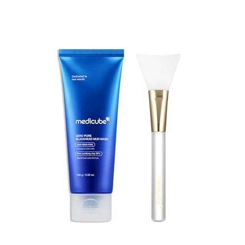 medicube Zero Pore Blackhead Mud Mask with Jelly Brush | Deep Pore Care, Smooth & Clear Skin | Korean Skincare, Skincare Set - Image 1