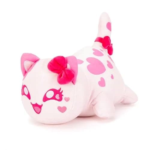 DUUGER Cat Plush with Heart Stuffed Animal Plushies for Girlfriend Valentine's Day - Image 1