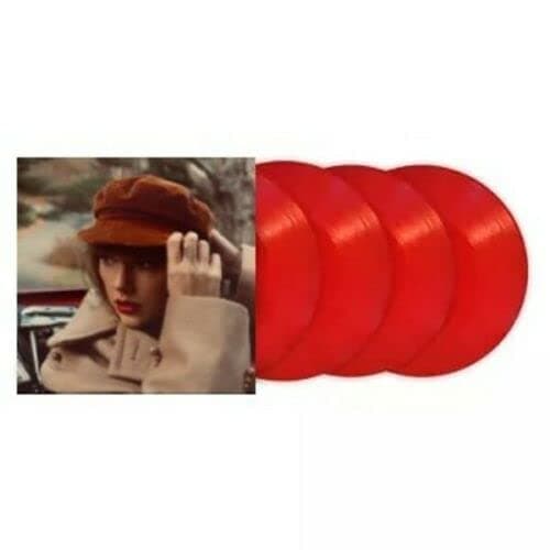 Red Taylors Version - Exclusive Limited Edition Red Colored Vinyl 4LP - Image 1
