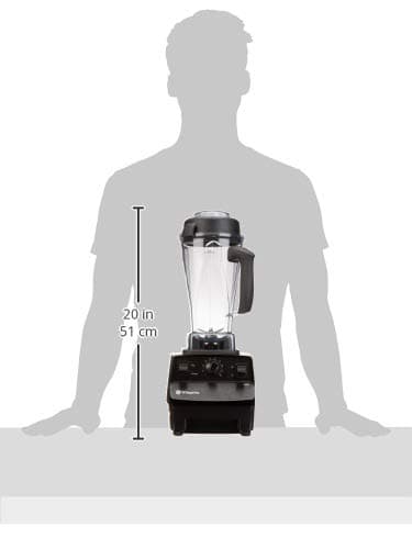 Vitamix 5200 Blender, Professional-Grade Blender for Smoothies, Soups, Ice Cream and More, Stainless-Steel Blades, Self-Cleaning Kitchen Appliance, 64 Oz Container, Black thumbnail 3