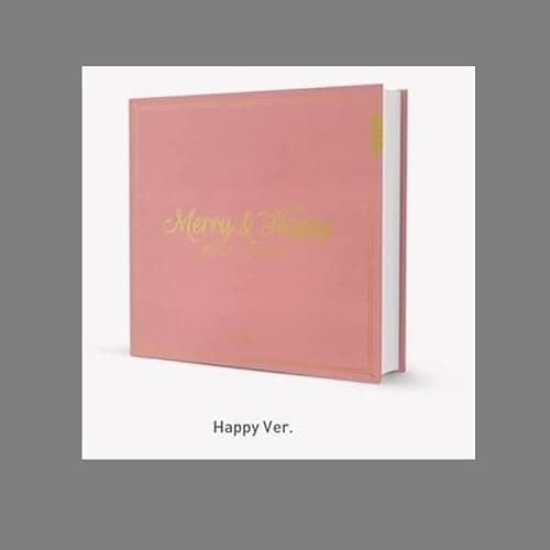 Twice -[Merry & Happy]1st Repackage Happy Ver CD+84p Photo Book+3p Photo Cards+1p Post Card+1p Sticker K-POP SEALED - Image 1