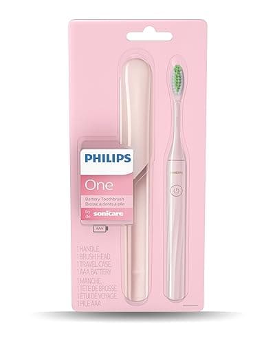 Philips One by Sonicare Battery Toothbrush, Pink, HY1100/06 - Image 1