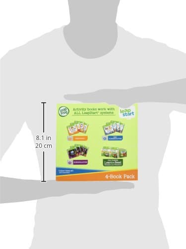 LeapFrog LeapStart Preschool 4-in-1 Activity Book Bundle with ABC, Shapes & Colors, Math, Animals thumbnail 2