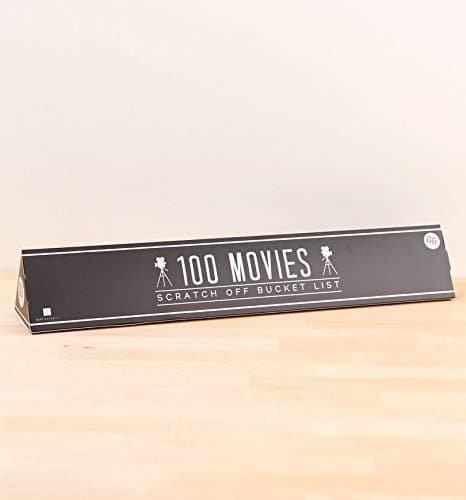 Gift Republic 100 Movies Scratch Off Poster Top Films Bucket List Poster Cinema Best Movie Wall Art Movie Lovers Birthday Christmas Gift Premium Boxed thumbnail 7