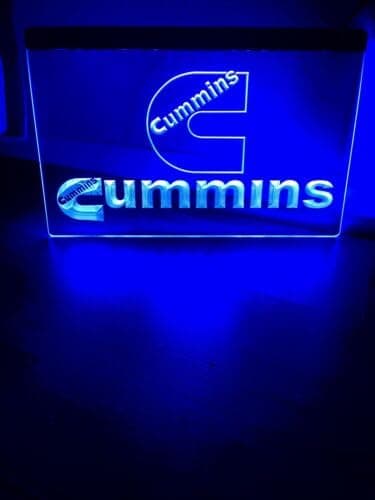 Led Light Sign For Cummins Cars Parts and Repair Service Engine Shop Store Garage Beer Bar Pub Store Party Man Cave Wall Decor Best Gift - Inspired The Ultimate Accessory Brighten Up Your Space - Image 1