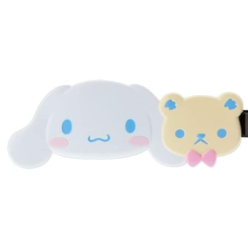 SANRIO Cinnamoroll Long Bangs Clip, 2 Pack, White, 10 x 14 1.5 cm (3.94 5.51 0.59 inch), Hair Clip for Young Girls & Children, Unisex, ABS Plastic thumbnail 5