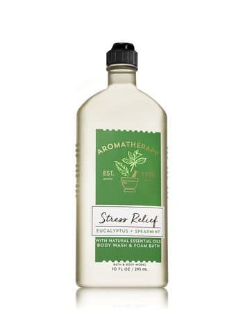 Bath Body Works ~ Aromatherapy ~ Stress Relief - Eucalyptus & Spearmint ~ Bundle ~ Body Wash & Foam Bath 10oz. & Body Cream 8 oz thumbnail 2