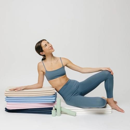 Stakt The Original Foldable Yoga Mat, Premium Fitness & Multi-Purpose Workout Mat with Non-Slip Surface, Portable & Lightweight for Studio or Home Use, As Seen on Shark Tank thumbnail 7