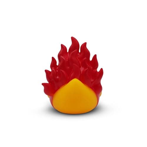 GOOFBALLS Funny Rubber Duck – Hilarious Decorative Duck for Bathroom, Jeep, Desk, or Gag Gift – Quirky Collectible with Sarcastic Quote – Great Gift for Adults, Coworkers, or Friends-I'm Fine thumbnail 5