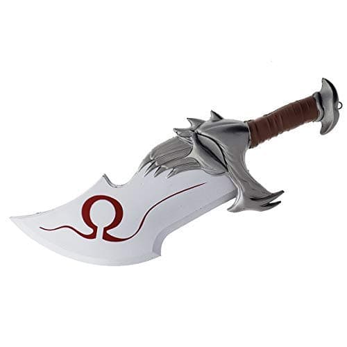 God of War Swords Kratos Blades of Chaos High Density Foam 1:1 Scale Props Silver thumbnail 2