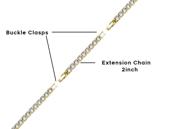 REHANDLE Dainty Tennis Necklaces for Women 14K Gold Plated Thin CZ Tennis Necklace Faux Diamond Tennis Chain Adjustable Tennis Choker Necklace for Women Necklace for Prom Mothers Day Gifts thumbnail 5