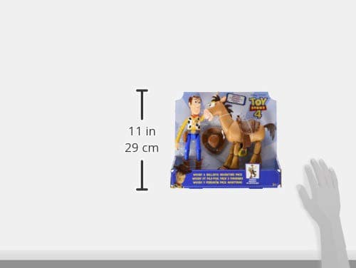 Mattel Disney Pixar's Toy Story 4 Woody and Buzz Lightyear 2-Character Pack, Movie-inspired Relative-Scale for Storytelling Play thumbnail 3