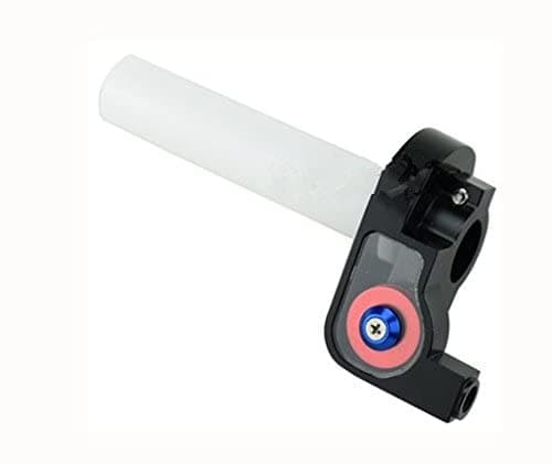 Universal 22mm 7/8" Twist Throttle Handle Grip + Cable for Cross-Country Motorcycle 250 Dirt Pit Motor Bike Motorcycle CRF70 TTR KLX110 SSR Thumpstar YCF（Red） thumbnail 5