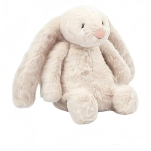 Best Pet Supplies Interactive Squeaky Dog Chew Toy, Ideal Dog Toys for Chewers, Small, Medium & Large Dogs, and Fetch Lovers - Bunny (Beige), Large thumbnail 8