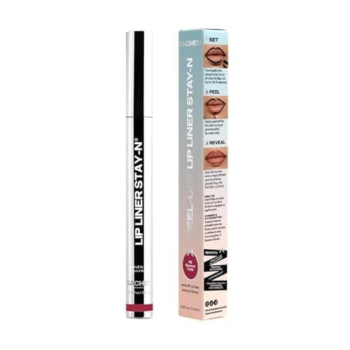Sacheu Lip Liner STAY-N Peel Off Lip Stain, Sweet Talk | Water-resistant, transfer & smudge-proof, lip tint with hyaluronic acid & vitamin E for conditioning benefits, matte finish thumbnail 11