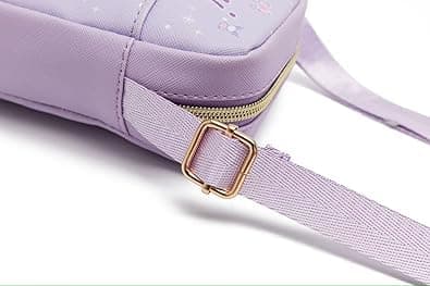 cute cartoon-themed mini crossbody bag, also a shoulder bag, features a cartoon pattern design thumbnail 4