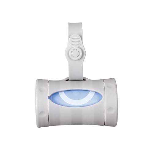 Ubbi Retractable On the Go Bag Dispenser for Travel, Diaper Bag Accessory Must Have for Newborn, Helpful Item, Baby Gift, Lavender Scented, Gray thumbnail 4