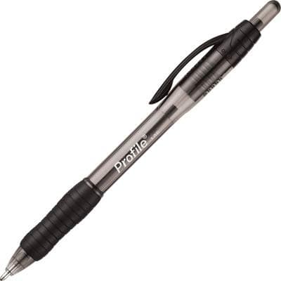 Paper Mate Profile Retractable Ballpoint Pens, Bold Point (1.4mm), Black Ink, 12 Count - Writing, Journaling, Office Supplies thumbnail 4