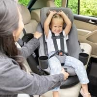 Joie Chili Spin 360 2-in-1 Rotating Convertible Car Seat with a 360 Spin and Easy Installation - Lower Anchor Attachment or Vehicle Belt Installation (Thunder) thumbnail 2