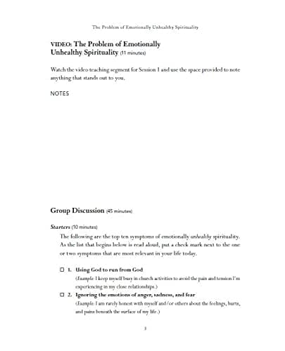 Emotionally Healthy Spirituality Course Participant's Pack Expanded Edition: Discipleship that Deeply Changes Your Relationship with God thumbnail 5