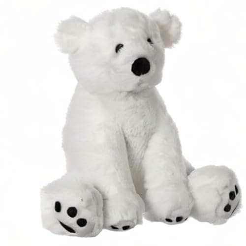 Apricot Lamb Toys Plush White Polar Bear Stuffed Animal Soft Cuddly Perfect for Child （White Polar Bear ，8 Inches - Small-8" thumbnail 9