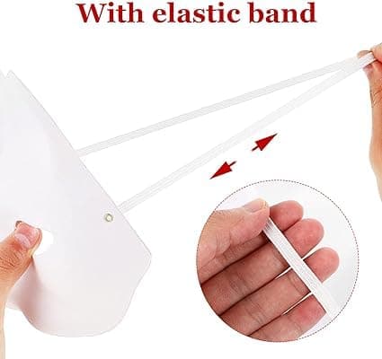 ChicRosa 5 Pcs Cat Masks White Paper Blank Hand Painted Masks Halloween Masquerade Costume Cosplay Accessories thumbnail 7