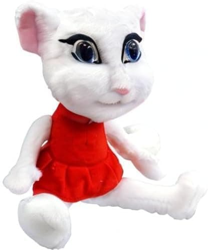Relsy Talking Friends Talking Angela Animated Interactive Cuddly Plush Toy with Talkback 12 Inches / 30CM Tall thumbnail 5
