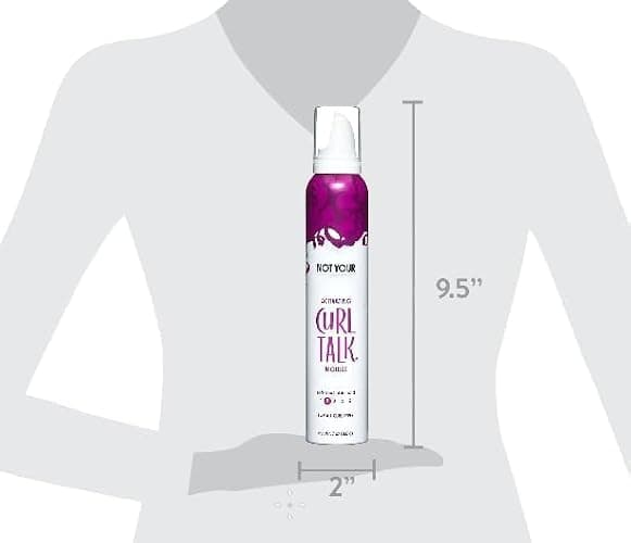 Curl Ṅöẗ Ÿöüṛ Ṁöẗḧëṛ ẗallk Activating Hair Mousse for Lightweight Hold and frizz-free style - 7. oz (Pack of one) thumbnail 2