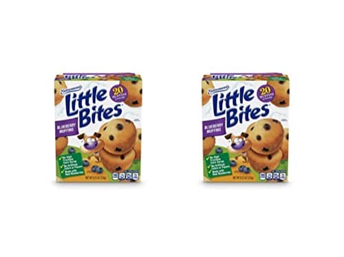 Entenmann's Little Bites Blueberry Muffins | 2 pack (10 pouches total) - 5 Pouch Blueberry | 2 Pack - Image 1