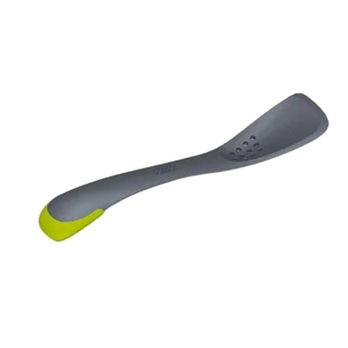 Joseph Joseph - Uni-tool 5-in-1 Silicone Kitchen Utensil, Slotted Spoon, Turner, Cutting Tool, Solid Spoon and Spatula in one- Grey - Image 1