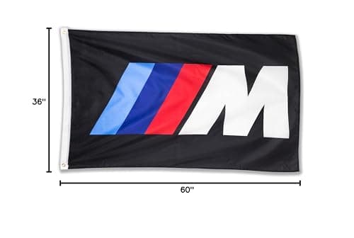 WHGJ Car Flag 3x5 FT Fade Resistant For M Logo IIIM Racing Car 150D Quality Thicker Large Garage Decor Banner thumbnail 7