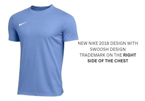 Nike Men's Park Short Sleeve T Shirt - Sky Blue - Medium thumbnail 4