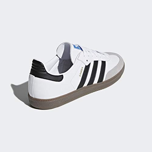 adidas Originals Mens Samba OG Sneaker - 6 - Footwear White/Core Black/Granite thumbnail 9