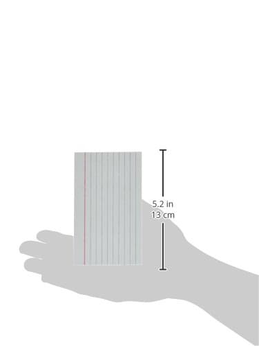 Mead Lined Index Cards, Note Cards, Ruled, 100 Count, 3" x 5", White (63350) thumbnail 2