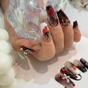 SIMAYKUWA 3D Nail Stickers for Pool & Dice Design - Cartoon Style Press-on Nail Art Decals (2 Sheets) - Cute Textured Manicure DIY Accessories thumbnail 3
