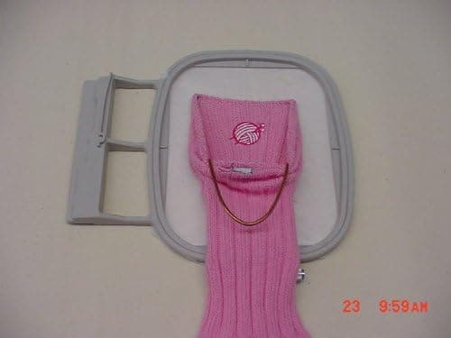 Set of 2 Sock Easy Embroidery Machine Hooping Hoop Aid / Hoops - Easy Hoop for Socks thumbnail 6