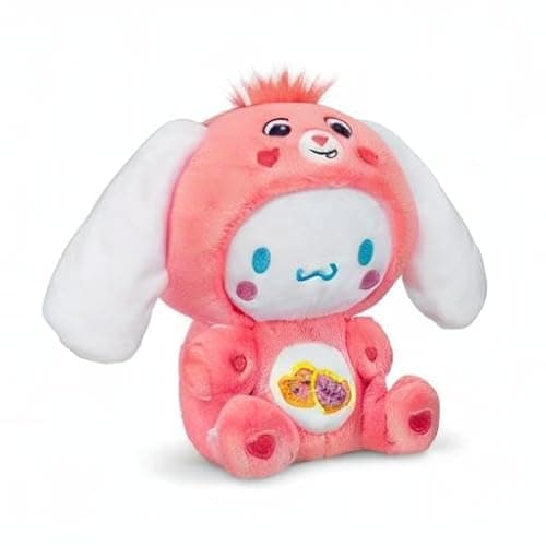 Cinnamoroll Dressed As Love-a-Lot Bear 8" Fun-Size Plush, Pink - Soft, Huggable Bestie! – Good for Girls and Boys, Employees, Collectors, Ages 4+ - Cinnamoroll Dressed as Love-a-lot Bear thumbnail 11