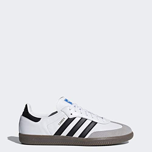 adidas Originals Mens Samba OG Sneaker - 6 - Footwear White/Core Black/Granite thumbnail 3