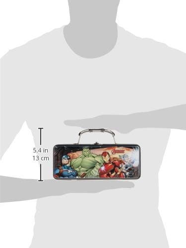 The Tin Box Company Avengers Pencil Box with Handle Clasp & Hinge, Model:739407-12 thumbnail 2