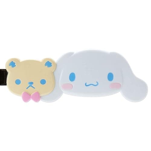 SANRIO Cinnamoroll Long Bangs Clip, 2 Pack, White, 10 x 14 1.5 cm (3.94 5.51 0.59 inch), Hair Clip for Young Girls & Children, Unisex, ABS Plastic thumbnail 4
