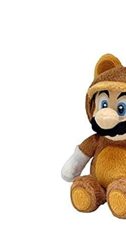 Little Buddy Official Super Mario Plush Raccoon Tanooki Mario, 9-Inch thumbnail 2