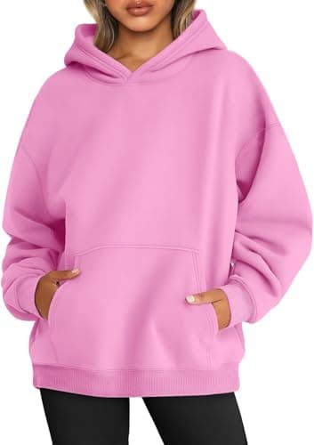 WINKEEY Felpa Donna con Cappuccio Elegante Felpa Oversize Maniche Lunghe Maglione Inverno Sport Maglie Primaverili Donna - Image 1