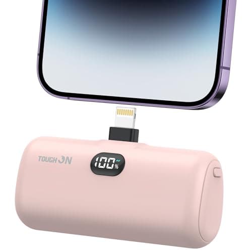 TOUGH ON Mini Portable Charger 5000mAh Power Bank PD Fast Charging, LCD Display Small Battery Pack Compatible with iPhone 14,13,12 Pro/Plus/Pro Max,11 and More - Image 1